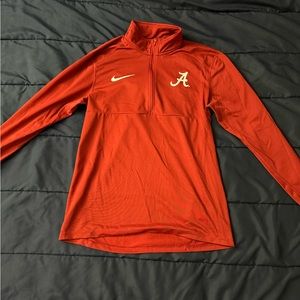 Alabama Crimson Tide Quarter Zip Pullover Size Small